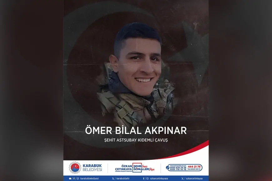 Şehit Piyade Astsubay Kıdemli Çavuş Ömer Bilal Akpınar, Şehadetinin Yıl Dönümünde Anıldı