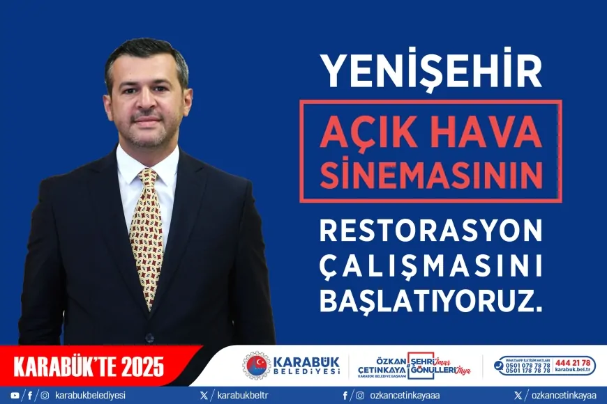 Yenişehir Açık Hava Sineması, Yıllar Sonra Yeniden Karabüklülerle Buluşuyor