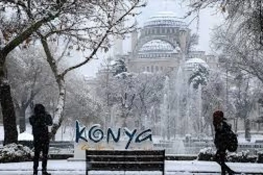 Konya’da çok bulutlu hava ve kar yağışı bekleniyor