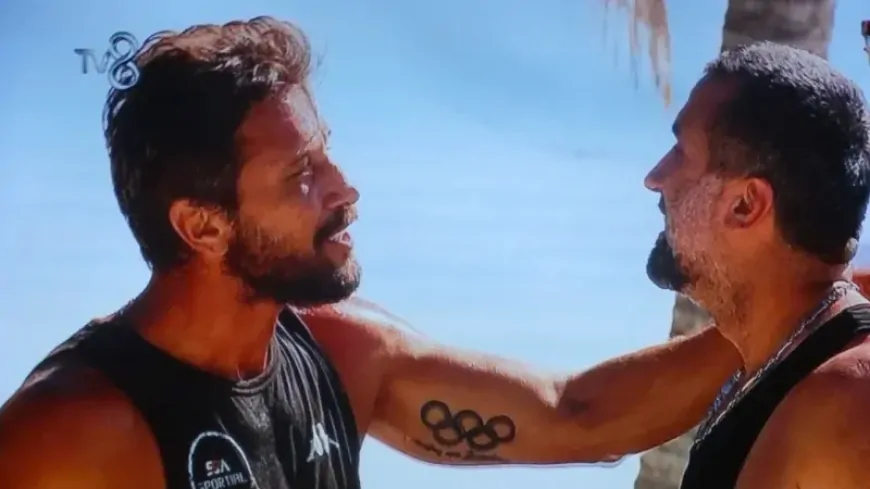 Survivor'da Adem ve Hikmet Arasında Gergin Anlar! Fiziksel Temasın Eşiğinden Dönüldü