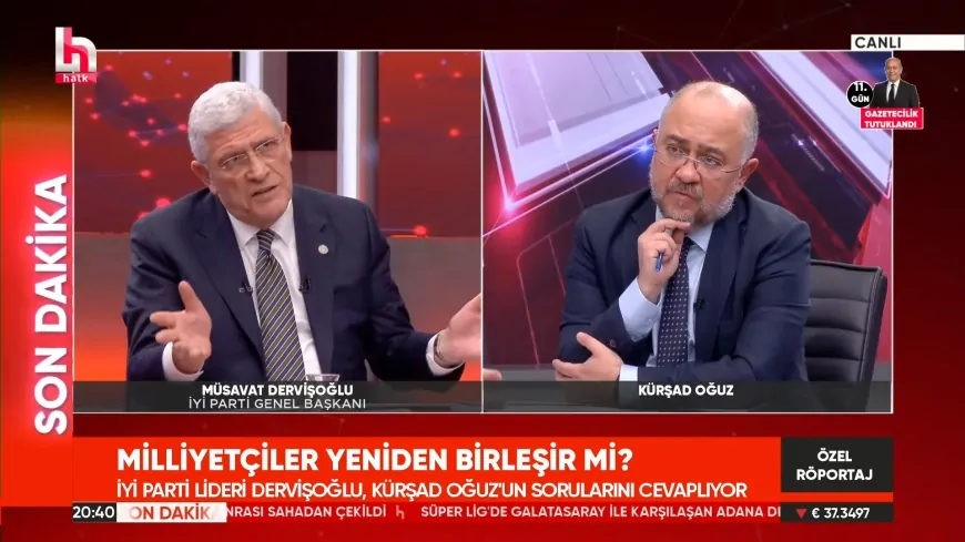 Müsavat Dervişoğlu: 'Türkiye, susturulmak isteniyor'