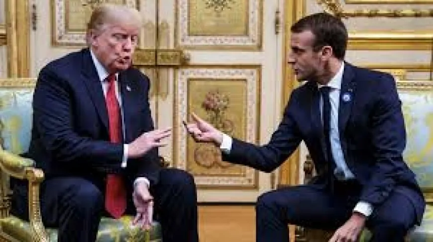 MACRON'DAN TRUMP'A GAZZE AÇIKLAMASI: '2 MİLYON İNSANIN YAŞADIĞI TOPRAKLAR'