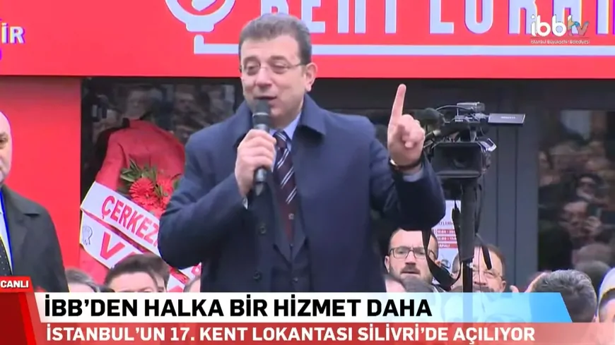 Ekrem İmamoğlu: 'Biz Kent Lokantasından Devam!'