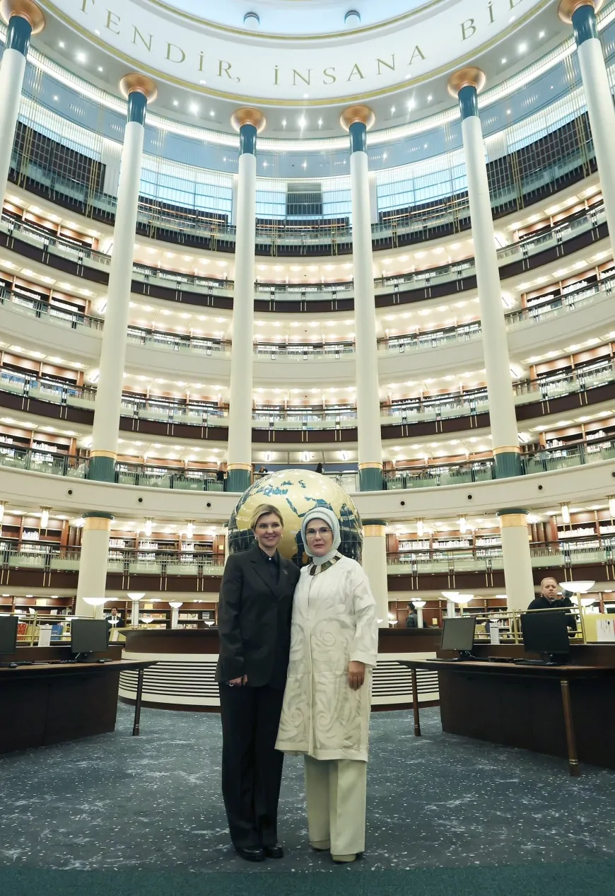 Emine Erdoğan ve Olena Zelenska, Ankara'da Ukraynalı savaş mağduru çocukları ziyaret etti