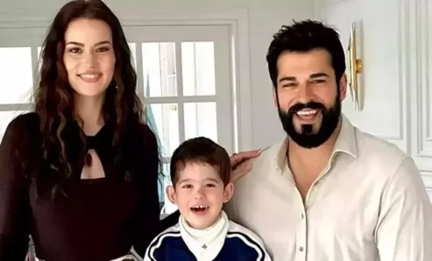 Burak Özçivit ve Fahriye Evcen’den oğulları Kerem’e özel doğum günü kutlaması!