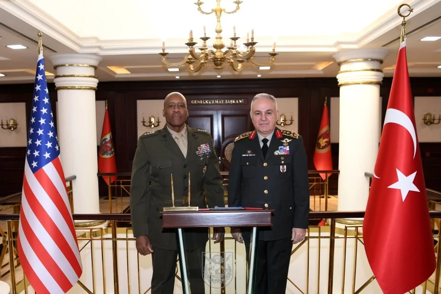 Genelkurmay Başkanı Orgeneral Metin Gürak, ABD Afrika Komutanı Langley ile Görüştü