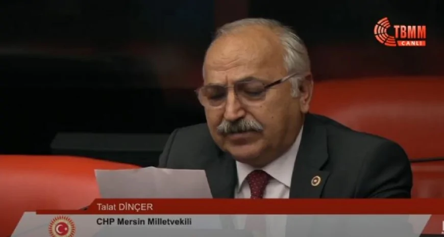 CHP’li Talat Dinçer: 'Mersin’de don afeti üreticiyi bitme noktasına getirdi, acil destek sağlanmalı'