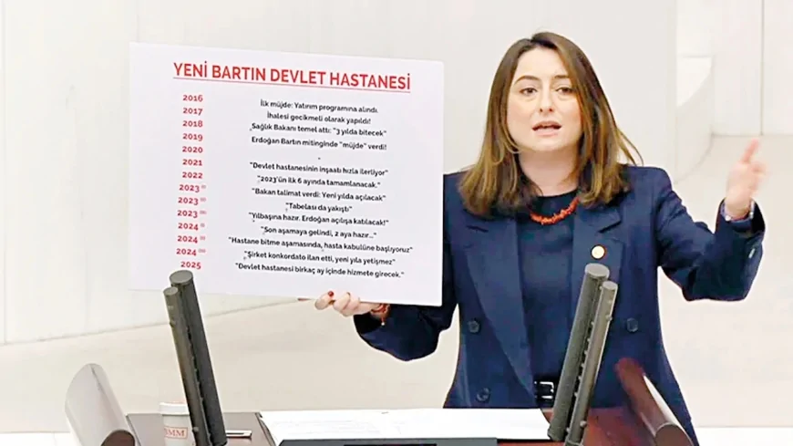 CHP’li Aysu Bankoğlu: ‘Bartın Devlet Hastanesi için 9 yıldır aynı sözler veriliyor, artık halkı aldatmayı bırakın!’