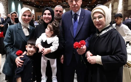 Emine Erdoğan: 'Şehitlerimizin hikayesi kalplerimize kazınmış bir destan'