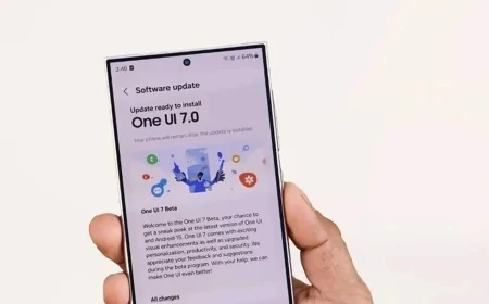 Samsung One UI 7, Android 15 Tabanlı Kararlı Güncellemesini Nisan 2025'te Yayınlayacak