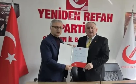 Yeniden Refah Partisi Çamoluk İlçe Başkanlığına Selim Ekinci getirildi