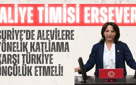 CHP’li Aliye Timisi Ersever: ‘Suriye’de Alevilere yönelik katliama karşı Türkiye öncülük etmeli!’