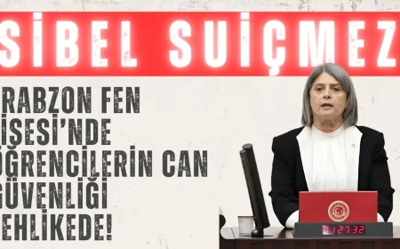 CHP’li Sibel Suiçmez: ‘Trabzon Fen Lisesi’nde öğrencilerin can güvenliği tehlikede!’