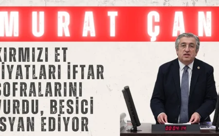 CHP’li Murat Çan: ‘Kırmızı et fiyatları iftar sofralarını vurdu, besici isyan ediyor’