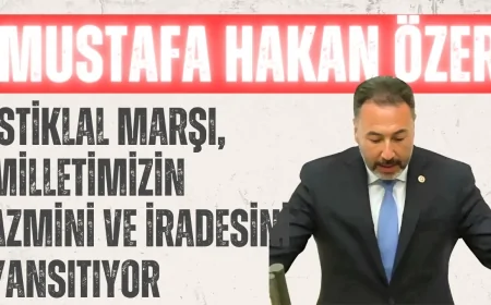 AK Parti’li Mustafa Hakan Özer: ‘İstiklal Marşı, milletimizin azmini ve iradesini yansıtıyor’