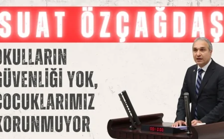 CHP’li Suat Özçağdaş: ‘Okulların güvenliği yok, çocuklarımız korunmuyor’