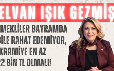 CHP’li Elvan Işık Gezmiş: ‘Emekliler bayramda bile rahat edemiyor, ikramiye en az 22 bin TL olmalı!’