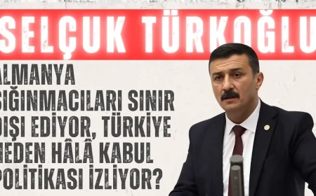 İYİ Partili Selçuk Türkoğlu: "Almanya sığınmacıları sınır dışı ediyor, Türkiye neden hâlâ kabul politikası izliyor?"