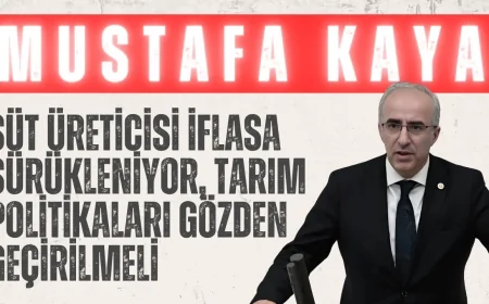 Saadet Partili Mustafa Kaya: ‘Süt üreticisi iflasa sürükleniyor, tarım politikaları gözden geçirilmeli’