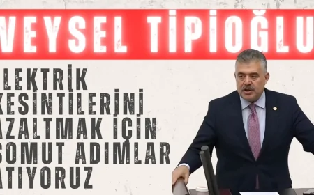 AK Partili Veysel Tipioğlu: ‘Elektrik kesintilerini azaltmak için somut adımlar atıyoruz’