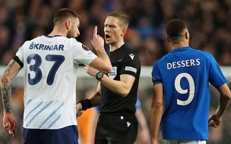 Fenerbahçe-Rangers maçında hakem kararları tepki çekti!