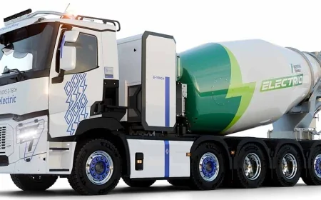 Renault Trucks'ın yüzde 100 elektrikli beton mikseri seri üretime hazırlanıyor