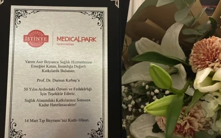 Prof. Dr. Dursun Kırbaş’a 50 Yıllık Hizmet Plaketi