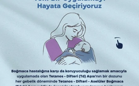 Anne ve Yenidoğan Bebekler İçin Boğmaca Aşısı Uygulaması 2 Nisan’da Başlıyor