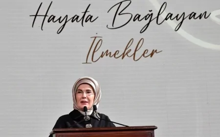 Emine Erdoğan, “Hayata Bağlayan İlmekler Projesi” Tanıtımına Katıldı