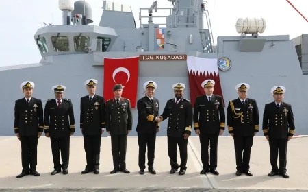 Deniz Kuvvetleri Komutanı Oramiral Ercüment Tatlıoğlu Katar’da Resmî Temaslarda Bulundu