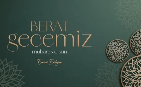 Emine Erdoğan’dan Berat Gecesi Mesajı: “Kur’an-ı Kerim’in Nuru Yeryüzünü Kuşatsın”