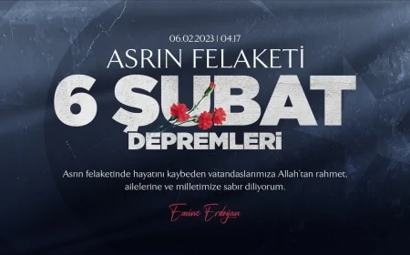 6 Şubat Depreminin Yıl Dönümünde Türkiye Tek Yürek: “Unutmadık, Unutmayacağız”