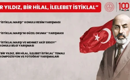 “12 Mart İstiklal Marşı’nın Kabulü ve Mehmet Akif Ersoy’u Anma Günü” Etkinlikleriy Bu Yıl “Bir Yıldız, Bir Hilal, İlelebet İstiklal” Temasıyla Gerçekleştirilecek