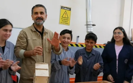 Zanaat Atölyeleri Yarıyıl Tatilinde de Öğrencilere Kapılarını Açtı