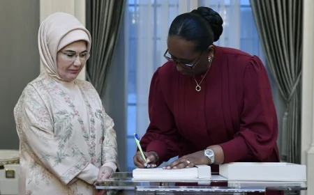 Emine Erdoğan’dan Jeannette Kagame’ye Sıfır Atık Teşekkürü