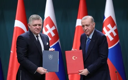 Türkiye-Slovakya İlişkileri Stratejik Ortaklık Seviyesine Çıkarıldı