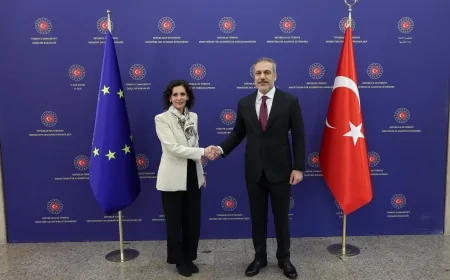 Dışişleri Bakanı Hakan Fidan, Hadja Lahbib ile Ankara’da Görüştü