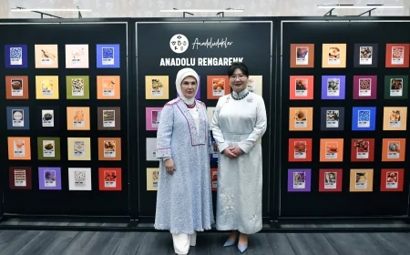 Emine Erdoğan, Moğolistan Cumhurbaşkanının Eşi Luvsandorj İle Ankara’da Bir Araya Geldi