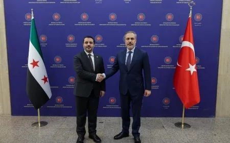 Hakan Fidan, Suriye Dışişleri Bakanı Hasan Şeybani İle Ankara’da Görüştü