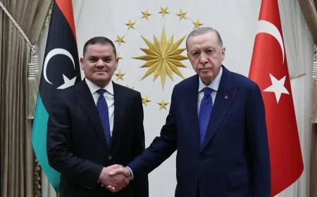 Cumhurbaşkanı Erdoğan, Libya Başbakanı Dibeybe İle Görüştü