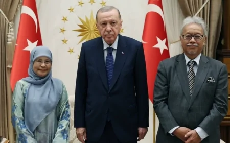 Cumhurbaşkanı Erdoğan, Malezya Yüksek Mahkeme Başkanlarını Kabul Etti