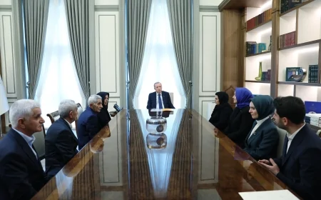 Cumhurbaşkanı Erdoğan, İkiyaka Katliamı Mağduru Ailelerle Görüştü