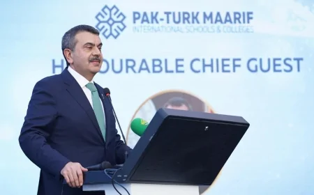 Millî Eğitim Bakanı Yusuf Tekin, Pakistan’da Türkiye Maarif Vakfı Okulunun Açılışını Gerçekleştirdi