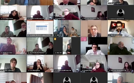 Halk Sağlığı Hizmetleri Başkanlığı Değerlendirme Toplantısı Online Olarak Gerçekleştirildi