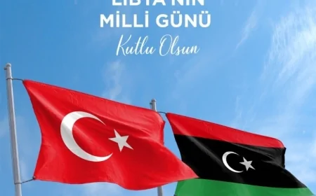 Türkiye’den Libya’ya Milli Gün Kutlaması