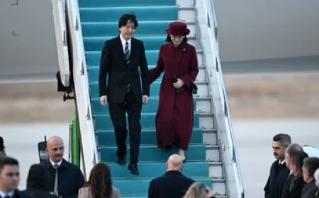 Japonya Veliaht Prensi ve Prensesi Ankara’ya Geldi