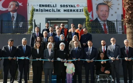 Emine Erdoğan, Hatay Engelli Sosyal Girişimcilik Merkezi’ni Açtı