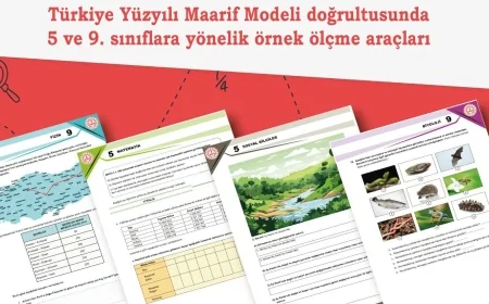 5 ve 9. Sınıflar İçin Yeni Ölçme Araçları Yayınlandı