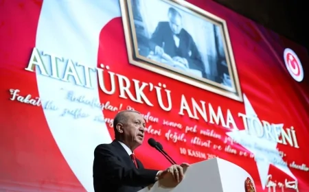 Erdoğan’dan Atatürk’ü Anma Töreninde Birlik ve Beraberlik Vurgusu