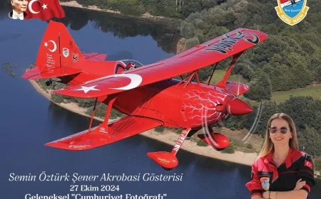 Sivrihisar’da Gökyüzünde Cumhuriyet Coşkusu: Fotoğraf Çekimi, Akrobasi Gösterisi ve Canlı Müzik Eşliğinde Kutlama